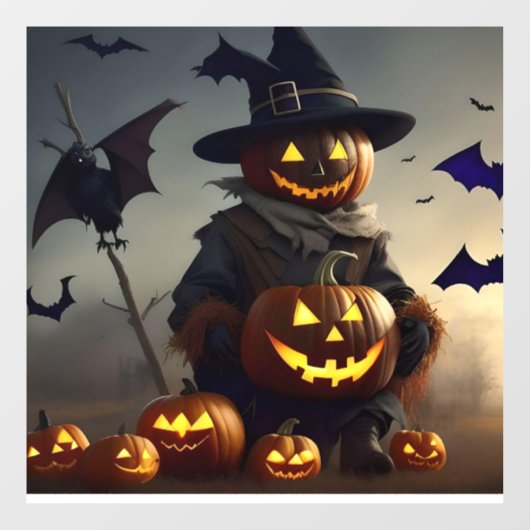 Autocollant Pour Fenêtre Fenêtre à moelle d'écume qui s'accroche. Décor Hal (Feuille)