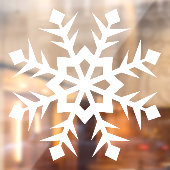 Autocollant Pour Fenêtre fenêtre de flocon de neige d'hiver (Feuille 2)