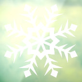 Autocollant Pour Fenêtre fenêtre de flocon de neige d'hiver (Feuille 3)