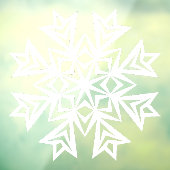 Autocollant Pour Fenêtre fenêtre de flocon de neige d'hiver (Feuille 3)