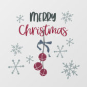 Autocollant Pour Fenêtre Fenêtre de Noël ou Clou murale (Feuille)