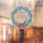 Autocollant Pour Fenêtre Fenêtre de serrure de gingembre de Noël (Feuille 2)