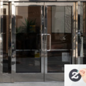 AUTOCOLLANT POUR FENÊTRE FENÊTRE D'ÉGLISE DE PAYS CLING (Porte de bureau)