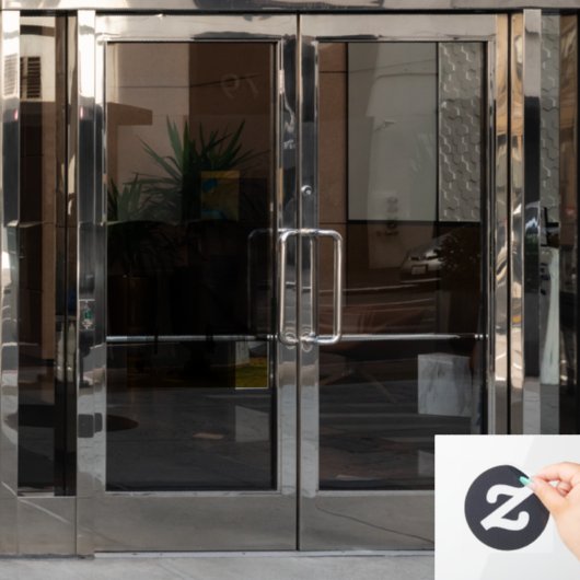 AUTOCOLLANT POUR FENÊTRE FENÊTRE D'ÉGLISE DE PAYS CLING (Porte de bureau)