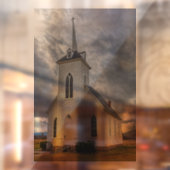 AUTOCOLLANT POUR FENÊTRE FENÊTRE D'ÉGLISE DE PAYS CLING (Feuille 2)