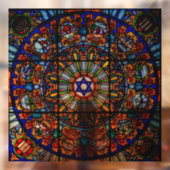 AUTOCOLLANT POUR FENÊTRE FENÊTRE EN VERRE STAINÉ CLING RELIGIEUX (Feuille 2)