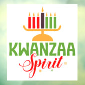 Autocollant Pour Fenêtre Fenêtre Kwanzaa Spirit Clouage (Feuille 3)