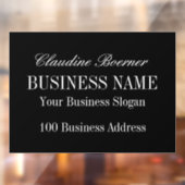 Autocollant Pour Fenêtre Fenêtre Paysage Clous de Decal Business Home (Feuille 2)