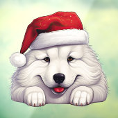 Autocollant Pour Fenêtre Festive Noël Samoyé Cling de fenêtre (Feuille 3)