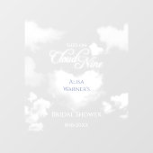 Autocollant Pour Fenêtre Fête des mariées sur le nuage Neuf Élégant miroir (Feuille)