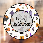 Autocollant Pour Fenêtre Fête d'Halloween (Feuille 2)