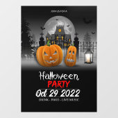 Autocollant Pour Fenêtre Fête d'Halloween (Feuille)