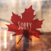 Autocollant Pour Fenêtre Fête du Canada (Feuille 2)