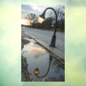 Autocollant Pour Fenêtre feu de rue incliné (Feuille 3)