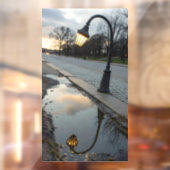 Autocollant Pour Fenêtre feu de rue incliné (Feuille 2)