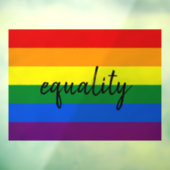 Autocollant Pour Fenêtre Fierté arc-en-ciel (Feuille 3)