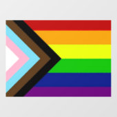 Autocollant Pour Fenêtre Fierté LGBTQ+ (Feuille)