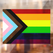 Autocollant Pour Fenêtre Fierté LGBTQ+ (Feuille 2)