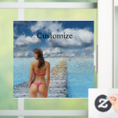 Autocollant Pour Fenêtre Fille Bikini Thunder_Cove (Maison)