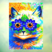 Autocollant Pour Fenêtre Fleur de chat (Feuille 3)