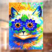 Autocollant Pour Fenêtre Fleur de chat (Feuille 2)