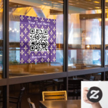 Fleur de Lis Motif, Français, Royal, Crème, Violet