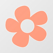 Autocollant Pour Fenêtre Fleur rose Y2k (Feuille)