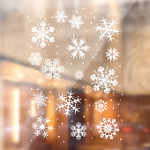 Autocollant Pour Fenêtre Flocon de neige (Feuille 2)
