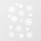 Autocollant Pour Fenêtre Flocon de neige (Feuille)