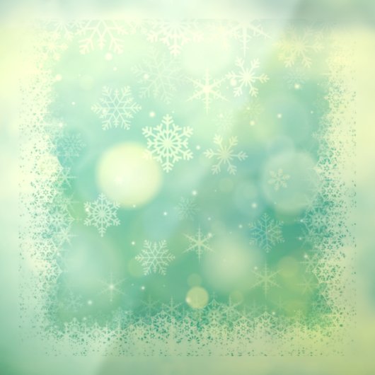 Autocollant Pour Fenêtre Flocon de neige (Feuille 3)