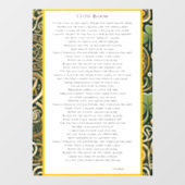 Autocollant Pour Fenêtre Floraison Celtique (Feuille)