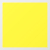 Autocollant Pour Fenêtre Fond jaune uni vibrant (Feuille)