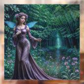 Autocollant Pour Fenêtre Forêt enchantée (Feuille 2)