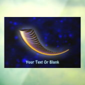 Autocollant Pour Fenêtre Fractal Shofar (Feuille 3)