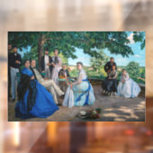 Autocollant Pour Fenêtre Frédéric Bazille - La Réunion Familiale (Feuille 2)