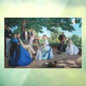 Autocollant Pour Fenêtre Frédéric Bazille - La Réunion Familiale (Feuille 3)