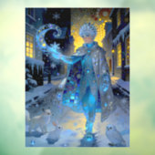 Autocollant Pour Fenêtre Frostmaker of a Moonlit Street – A Winter Portrait (Feuille 3)