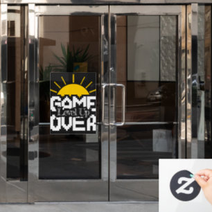 Autocollant Pour Fenêtre Game Over : Ressuscitez les anciens jeux, améliore