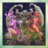 Autocollant Pour Fenêtre Gargoyle n Fenêtre Fae foncé Classer (Feuille 3)