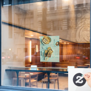 Autocollant Pour Fenêtre Gâteau à la crème glacée