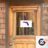 Autocollant Pour Fenêtre Gator Avec Attitude (Porte d'accueil)