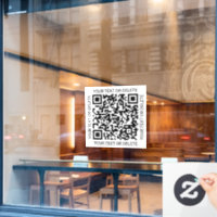 Générateur de code QR Simple Noir et Blanc Moderne