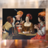 Autocollant Pour Fenêtre Georges de la Tour - Cheat avec l'As des Diamants (Feuille 2)