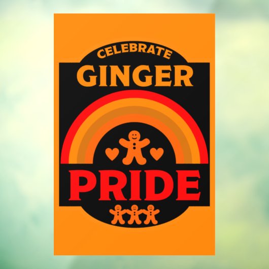 Autocollant Pour Fenêtre Ginger Haired Pride (Feuille 3)