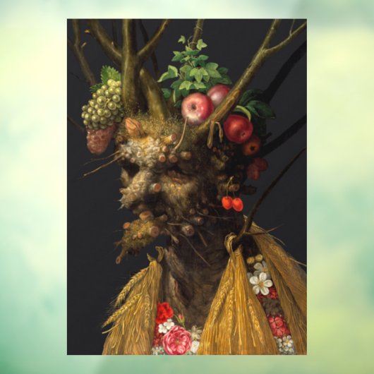 Autocollant Pour Fenêtre Giuseppe Arcimboldo - Quatre saisons en une tête (Feuille 3)