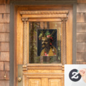 Autocollant Pour Fenêtre Giuseppe Arcimboldo - Quatre saisons en une tête (Porte d'accueil)