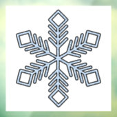 Autocollant Pour Fenêtre Glitter Snowflake - Baby Blue Branches (Feuille 3)