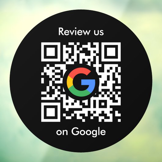 Autocollant Pour Fenêtre Google Avis | Business Review Link QR Code (Feuille 3)