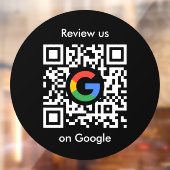 Autocollant Pour Fenêtre Google Avis | Business Review Link QR Code (Feuille 2)