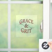 Autocollant Pour Fenêtre Grace & Grit pour la dame dure (Maison)